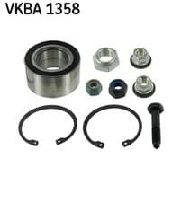 Image of SKF VKBA 1358 WHEEL BEARING KIT FRONT AXLE,REAR AXLE FOR ,SEAT,VW