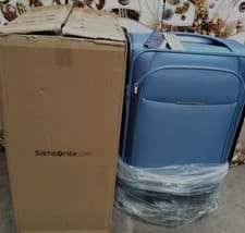 Image of Samsonite Re-Lite Spinner 78cm Expandable Suitcase Capri blue