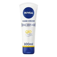 Image of NIVEA 3in1 Q10 Anti Age Care Hand Cream (100ml) Moisturising Hand Cream Reduces
