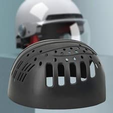 Image of Bump Cap Insert Impact Resistant Vented Multipurpose Black Bump Hat Insert