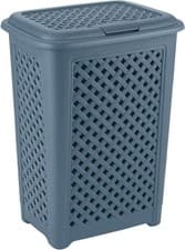 Image of BH | 54L Large Plastic Laundry Basket with Lids, Clothes Storage Washing Bin