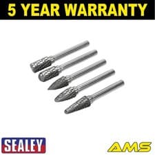 Image of Sealey Tungsten Carbide Rotary Burr Set 5pc SDBK5