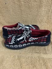 Image of Mens Hey dude Wally Holiday Cheers sneaker black uk 9 Us 10 New without tags