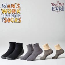 Image of Men's Trainer Quarter Work Socks Ankle Thick Heavy Duty 6-11 & 11-14 lot