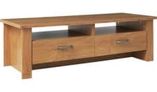 Image of Ohio Coffee Table Oak Effect Living Room Furniture Storage Shelf
