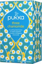 Image of Pukka Herbs Three Chamomile 20 herbal tea sachets-8 Pack