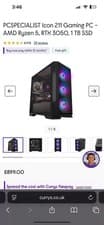 Image of Gaming PC SPECIALIST Icon 211 Gaming PC - AMD Ryzen 5, RTX 3050, 1 TB SSD