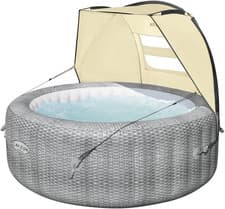 Image of Lay-Z Spa Hot Tub Canopy Cover for Weather Protection and Sun Shelter