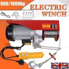 Image of Winches Electric Hoist 800-1000Kg 240v Gantry Crane Lifting for Workshop Garage