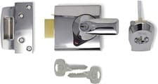 Image of Yale BS1 British Standard Chrome Nightlatch 60mm P-BS1-CH-CH-60