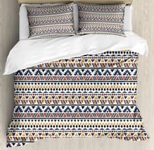 Image of Aztec Duvet Cover Set Geometric Background
