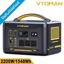 Image of VTOMAN Jump 2200 Portable Power Station 2200W /1548Wh Solar Power Generator UK