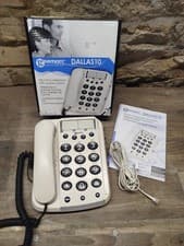 Image of Geemarc Dallas 10 - Amplified Corded Telephone - Big Button Home Landline Phone
