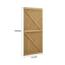 Image of Wooden Gate Pedestrian Privacy Fence Garden Gate Yard Porch With Fittings Latch