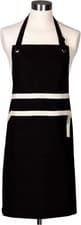 Image of LE CREUSET 4-Layered Textile Chef’s Apron, Bibbed, Stain Resistant Black