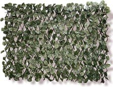 Image of 2m x 1m Expandable Garden Screening Trellis Artificial Maple Leaf Privacy Fence