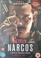 Image of Narcos Season Two 3XDVD Set 2017 Certificate 15 Brand New Sealed