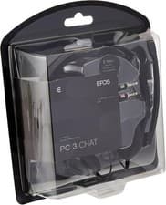Image of Sennheiser PC 3 Chat - Durable On-Ear Wired Headset - Noise Cancelling Micropho