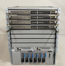 Image of Cisco Nexus 9508 2x N9K-SUP-A 4x N9K-X9564PX + 96x SFP-10G-SR 13U Network Switch