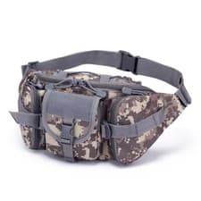 Image of Men Waist Bag Tactical Nylon Fanny Pack Military Molle Travel Hip Belt Bum Pouch