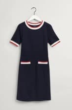 Image of BNWT Gant Blue Stripe Detail Dress Size L