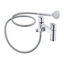 Image of Ideal Standard Ceraflex Bath Shower Mixer Tap with Shower Kit - Chrome