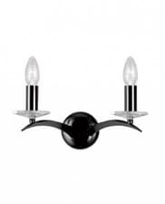 Image of Searchlight Kensington 2 Light Modern Decorative Wall Light 7542-2BC