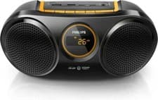 Image of Portable Boombox PHILIPS AT10/ 00 Color Black, Bluetooth, USB, SD