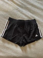 Image of Adidas Aeroready Pacer 3 Stripes Shorts Women’s Size M