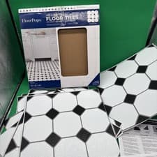 Image of Peel & Stick Floor Tiles Hudson Vinyl Self AdhesiveFlooring 10 Pack‼️SEE DETAILS