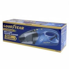 Image of Goodyear 60W 12v Wet and Dry Car Vacuum Cleaner Long Cord Cyclone Filter Bagless