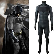 Image of Cosplay Black Suit Bat Logo Batman Jumpsuit Costume Halloween Men Bodysuit UK