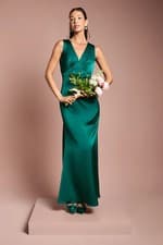 Image of Coast Emerald A-Line Dress Womens Bridesmaids Dresses