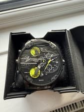 Image of Diesel DZ7311 Mr Daddy 2.0 Black Mens Watch New With Box Oversized Chronograph