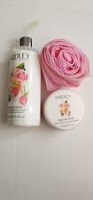 Image of Yardley English Rose Bath & Body Collection 3 Piece Set - Unboxed