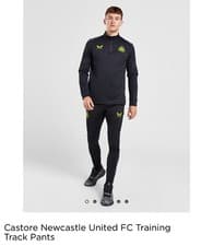 Image of Castore Sportswear Newcastle United FC Training Track Pant Trouser Jogger Size-M