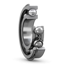 Image of SKF 6206NR Open Type Snap Ring Deep Groove Bearing 30x62x16mm