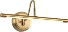 Image of Modern Brass Picture Light 16.5" Dimmable LED Wall Lamp 3000K for Art