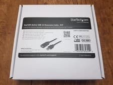 Image of Startech.com USB2AAEXT5 5m 16ft Active USB 2.0 Extension Cable with Power Supply