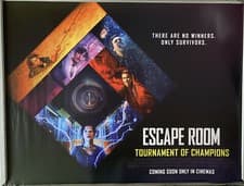 Image of Cinema Poster: ESCAPE ROOM TOURNAMENT OF CHAMPIONS 2021 (Quad) Taylor Russell