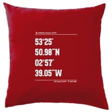 Image of Stadium Coordinates Liverpool - Cushion - LCFC Reds Football