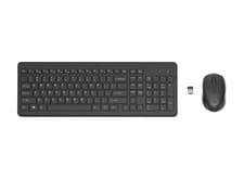 Image of HP 330 Wireless Keyboard Mouse Combo Black 16 Month Battery Life 2V9E6AA USB UKX