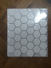Image of Splendour White Gloss Hexagon Mosaic Ceramic Tile Sheet. Sheet Size 282x325x6mm