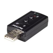 Image of ICUSBAUDIO7 Startech Virtual 7.1 USB Stereo Audio Adaptor External Sound Card
