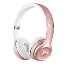 Image of Beats Solo 3 Wireless Bluetooth Noise Isolation On-Ear Headphones Rose Gold