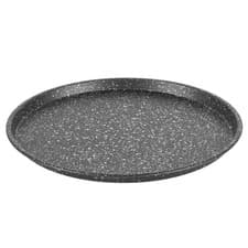Image of Salter Pizza Baking Tray Carbon Steel Non-Stick Megastone Collection Black 29cm