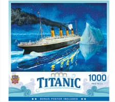 Image of Titanic Fateful Night 1000 piece jigsaw puzzle 680mm x 489mm (60347)