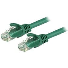 Image of StarTech 3m CAT6 Ethernet Cable - Green CAT 6 Gigabit Ethernet Wire -250MHz 1...