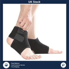 Image of Kids Adjustable Breathable Ankle Brace Support 1 Pair Elastic Children Guard