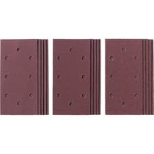 Image of Einhell 15 Piece 1/3 Sanding Sheet Set Assorted Pack of 15
